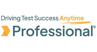 Driving Test Success Anytime logo featuring the word Professional for driving education and test preparation